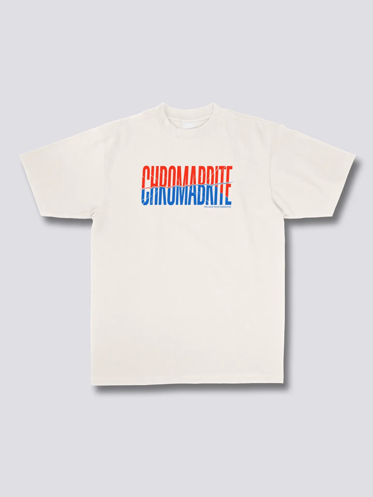 Signature Duo-Tone Logo Graphic Tee - Ins Style - ChromaBrite ChromaBrite Clothing