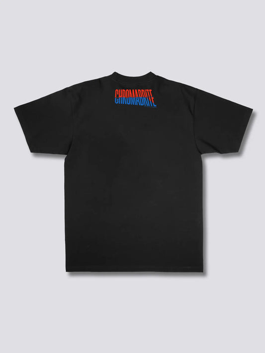 Signature Duo-Tone Logo Graphic Tee - Ins Style - ChromaBrite ChromaBrite Clothing