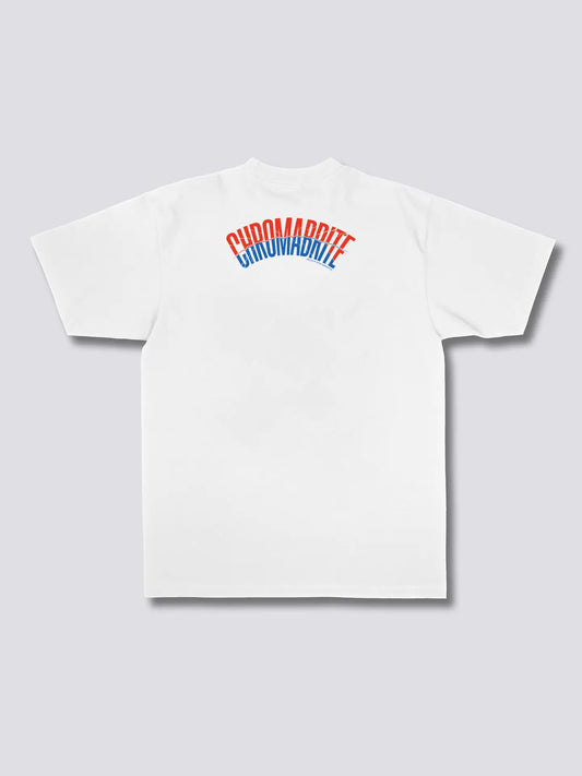 Minimalist Abstract Indigo Circle Tee - Oversized THE BLUE SUN ChromaBrite Clothing