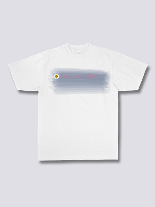 The 'Still Becoming' Brushed Cotton Tee in Cream Vibe ChromaBrite Clothing