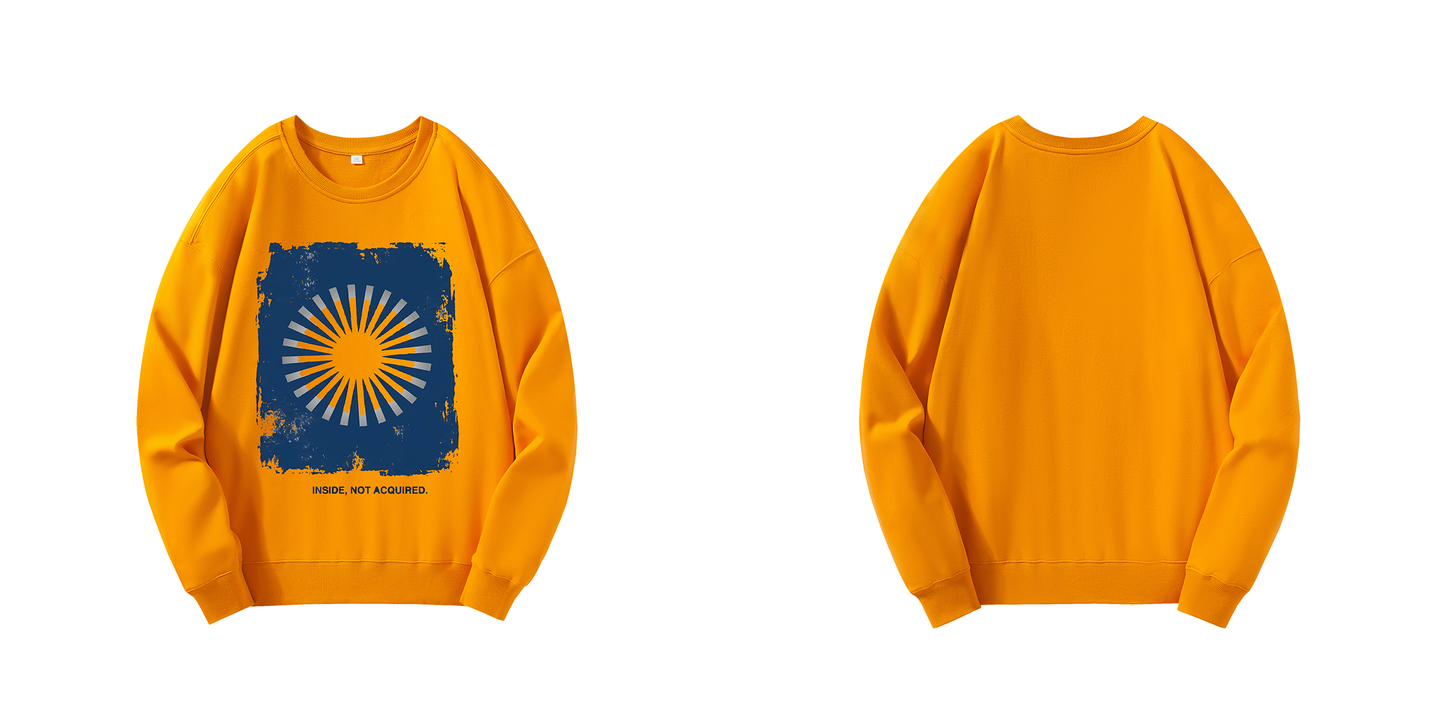 ChromaBrite "Inside, Not Acquired" 330GSM Heavyweight Crewneck ChromaBrite Clothing