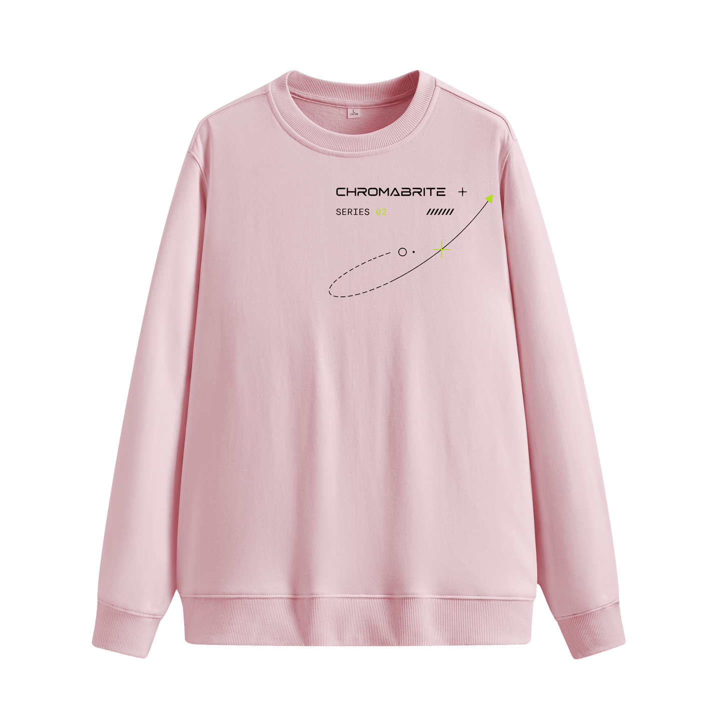 ChromaBrite Green Hoodie Alternative | Oversized Graphic Crewneck ChromaBrite Clothing