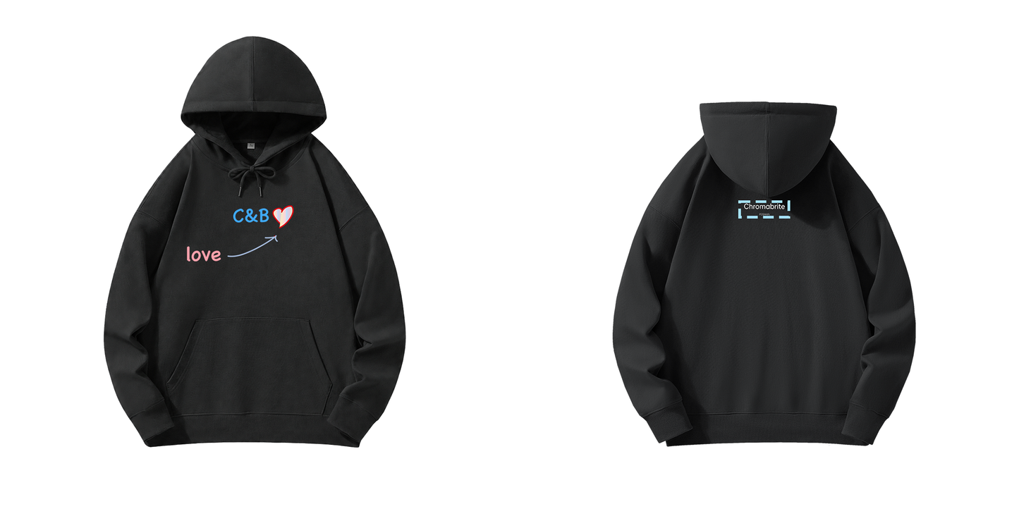 ChromaBrite Heavyweight Cotton Hoodie | Oversized Boxy Fit ChromaBrite Clothing