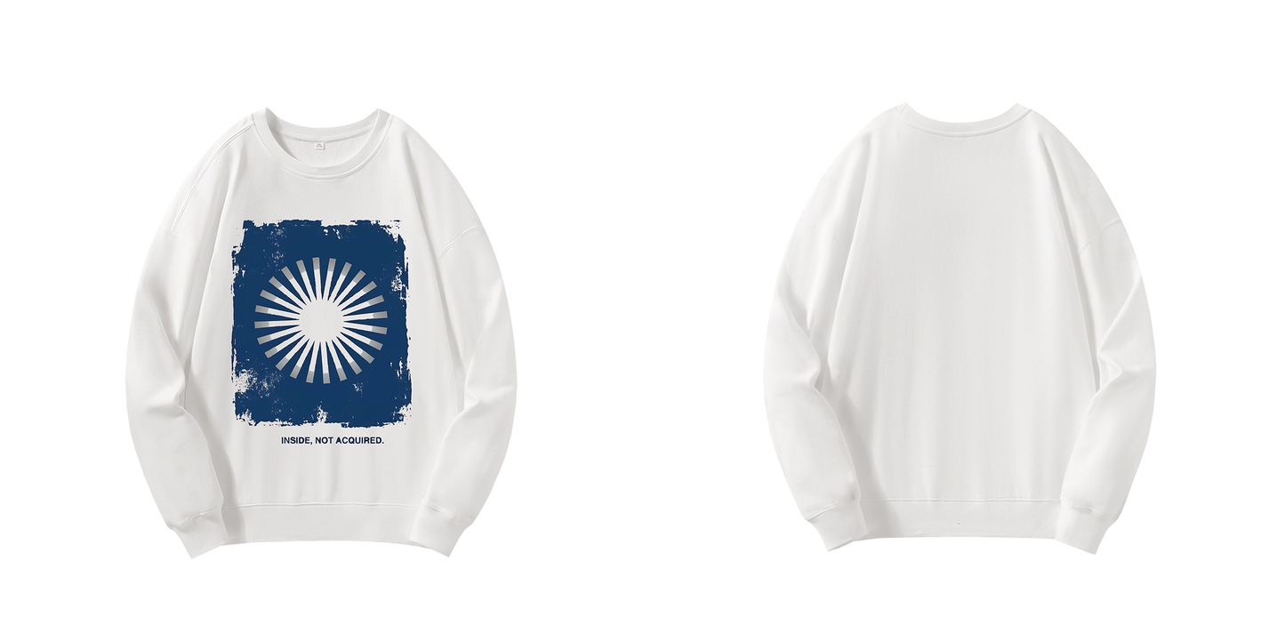 ChromaBrite "Inside, Not Acquired" 330GSM Heavyweight Crewneck ChromaBrite Clothing