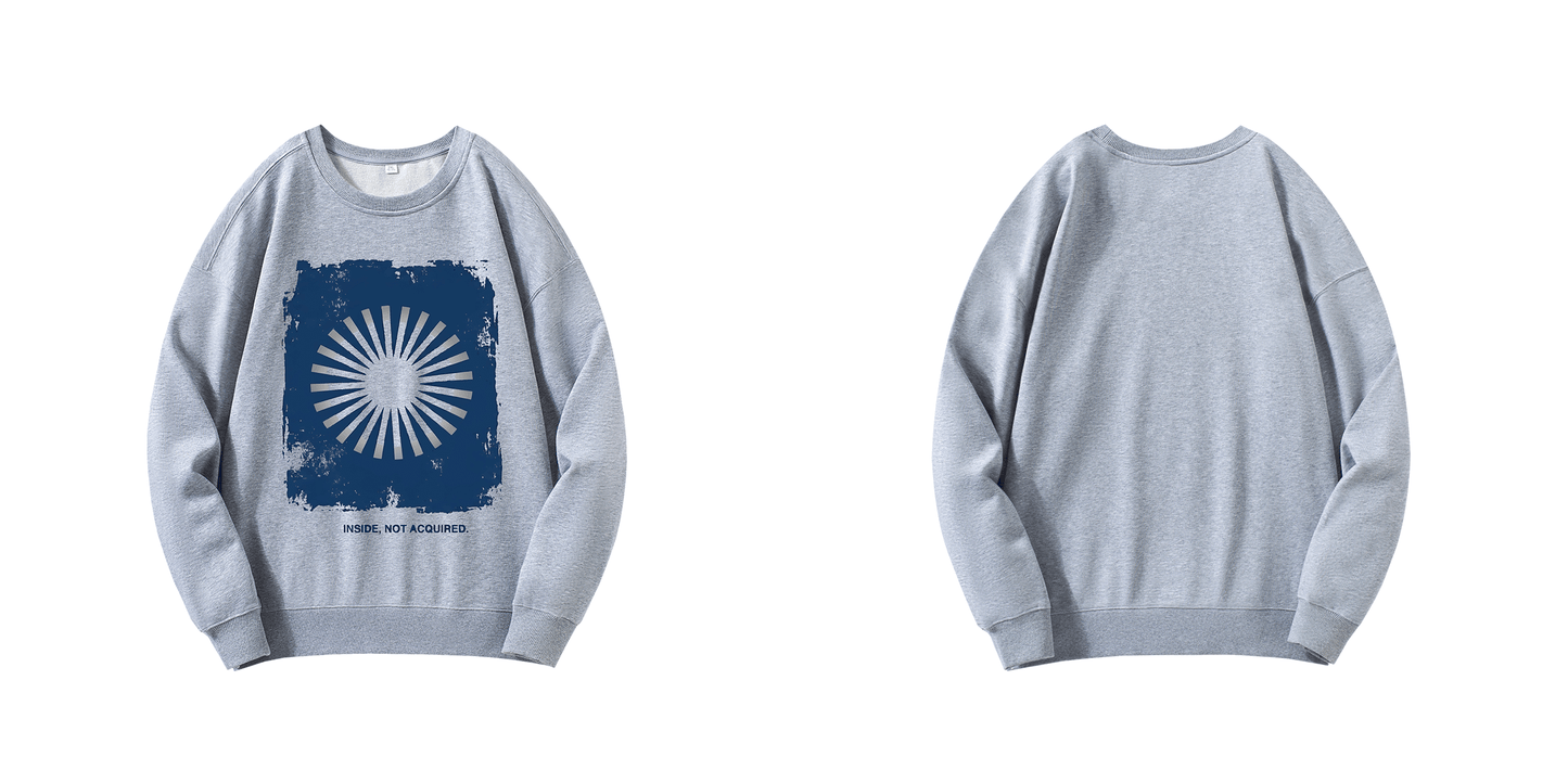 ChromaBrite "Inside, Not Acquired" 330GSM Heavyweight Crewneck ChromaBrite Clothing