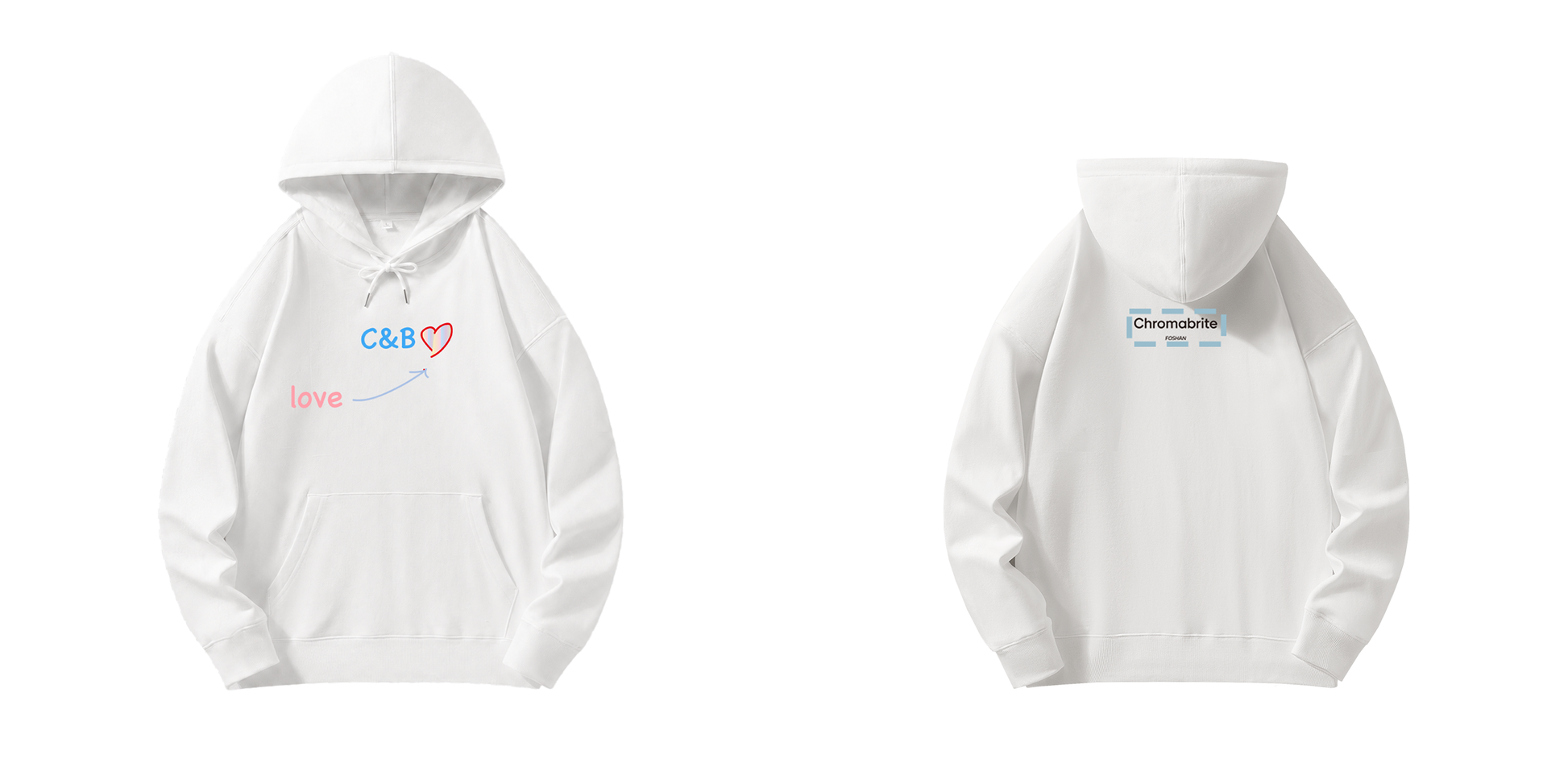 ChromaBrite Heavyweight Cotton Hoodie | Oversized Boxy Fit ChromaBrite Clothing