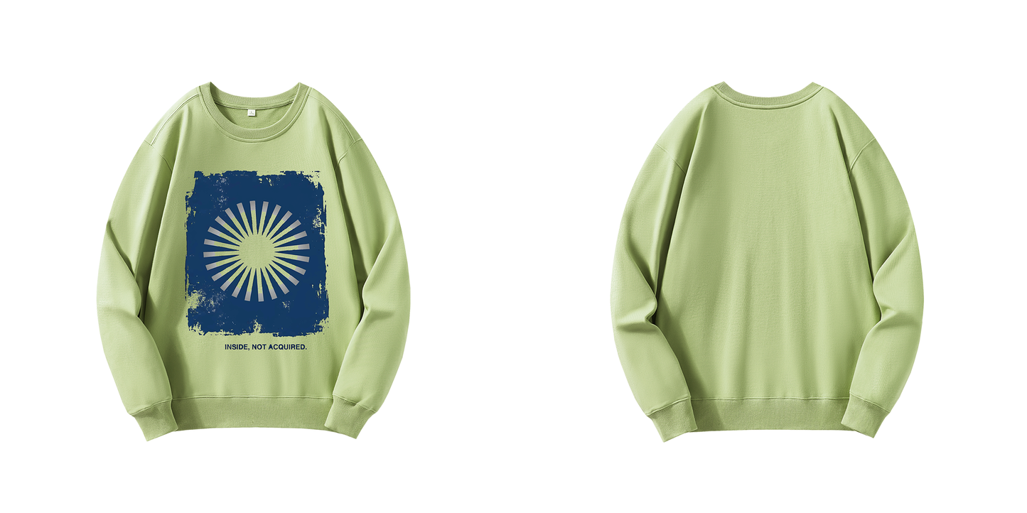ChromaBrite "Inside, Not Acquired" 330GSM Heavyweight Crewneck ChromaBrite Clothing
