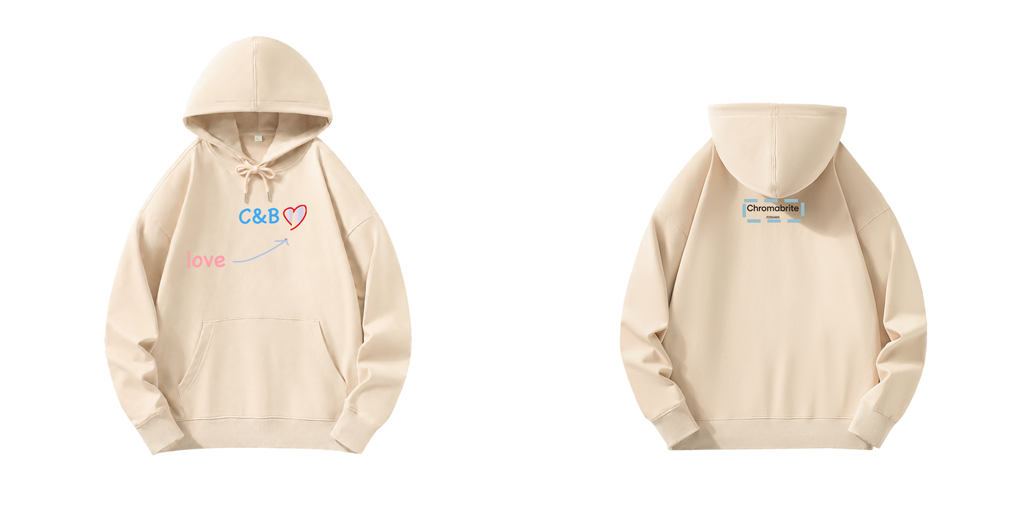ChromaBrite Heavyweight Cotton Hoodie | Oversized Boxy Fit ChromaBrite Clothing