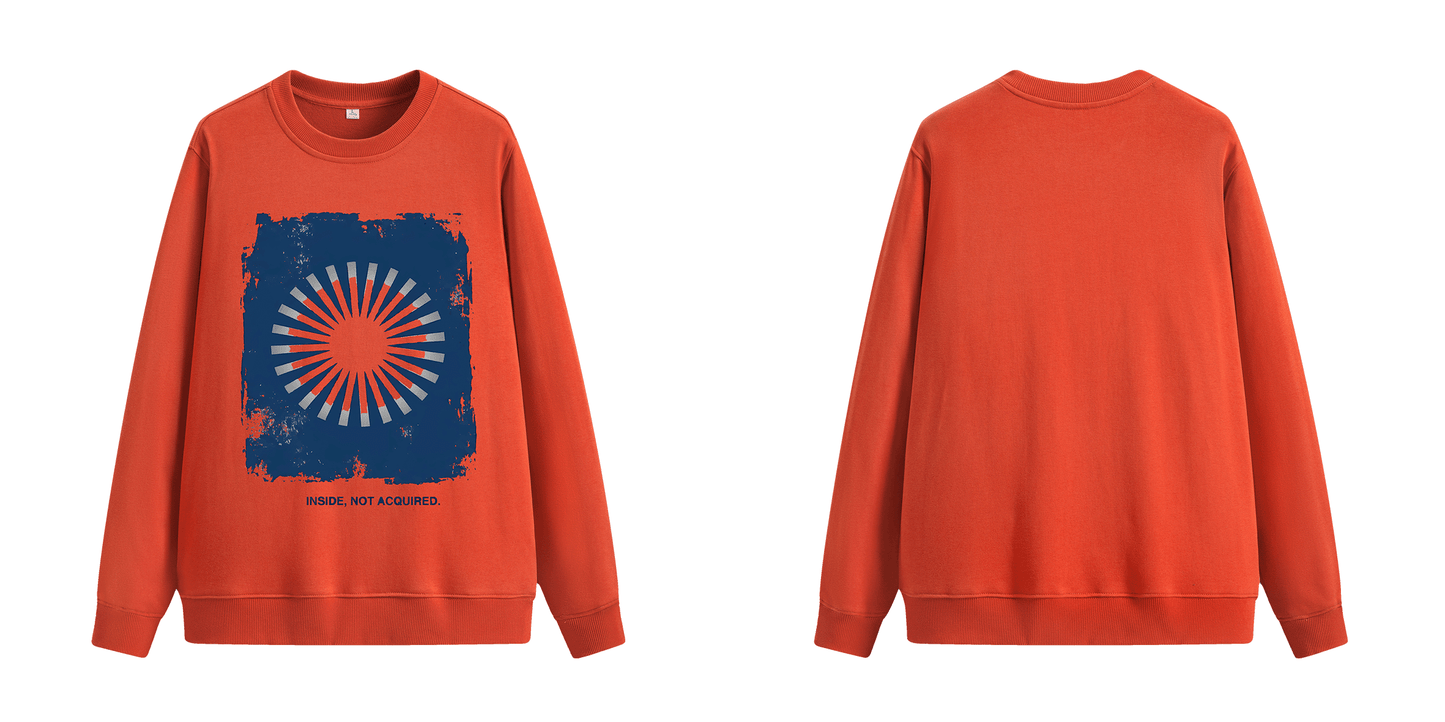 ChromaBrite "Inside, Not Acquired" 330GSM Heavyweight Crewneck ChromaBrite Clothing