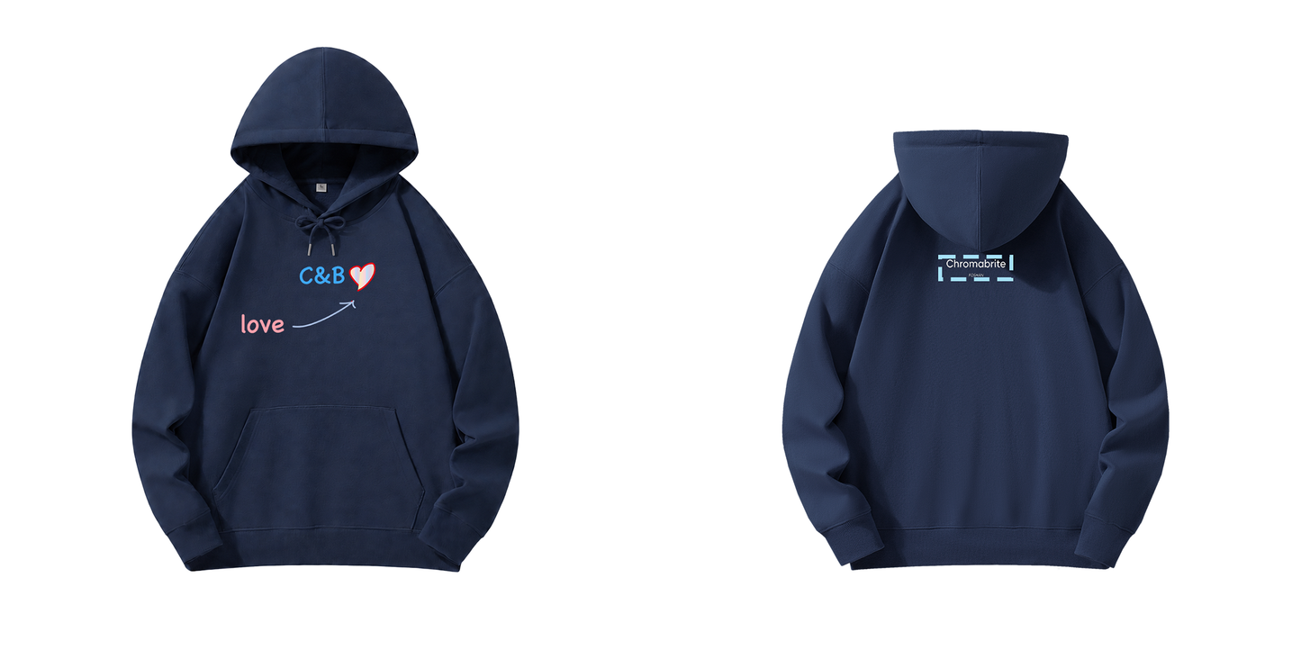 ChromaBrite Heavyweight Cotton Hoodie | Oversized Boxy Fit ChromaBrite Clothing