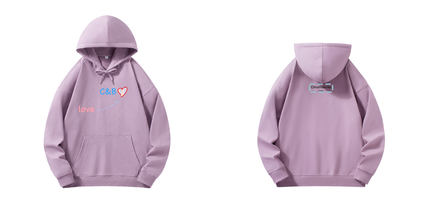 ChromaBrite Heavyweight Cotton Hoodie | Oversized Boxy Fit ChromaBrite Clothing