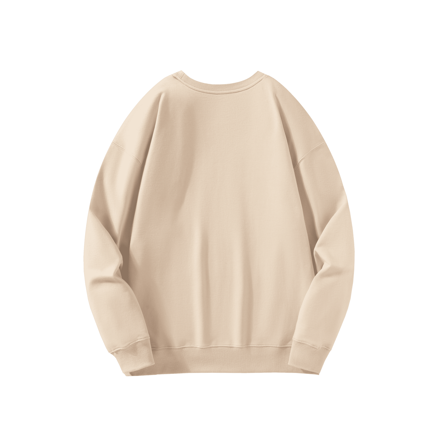 Chromadize Oversized Crewneck Sweatshirt – Vintage Letter Graphic Heavyweight Pullover ChromaBrite Clothing