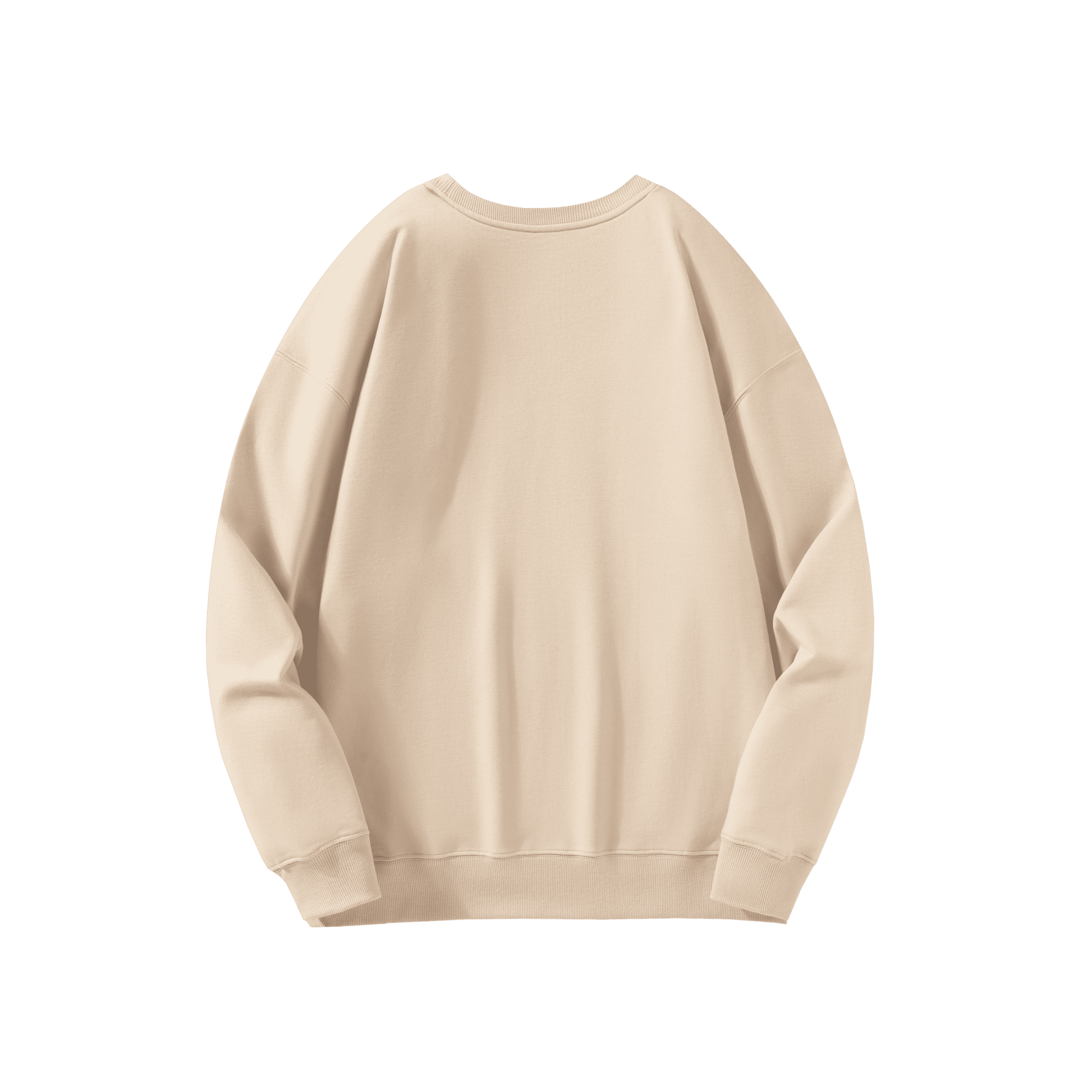 Chromadize Oversized Crewneck Sweatshirt – Vintage Letter Graphic Heavyweight Pullover ChromaBrite Clothing