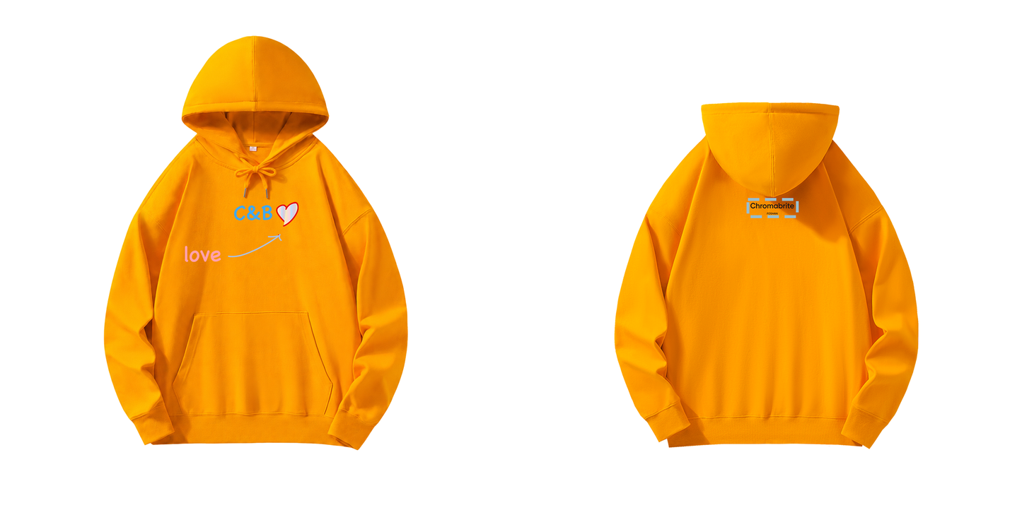 ChromaBrite Heavyweight Cotton Hoodie | Oversized Boxy Fit ChromaBrite Clothing