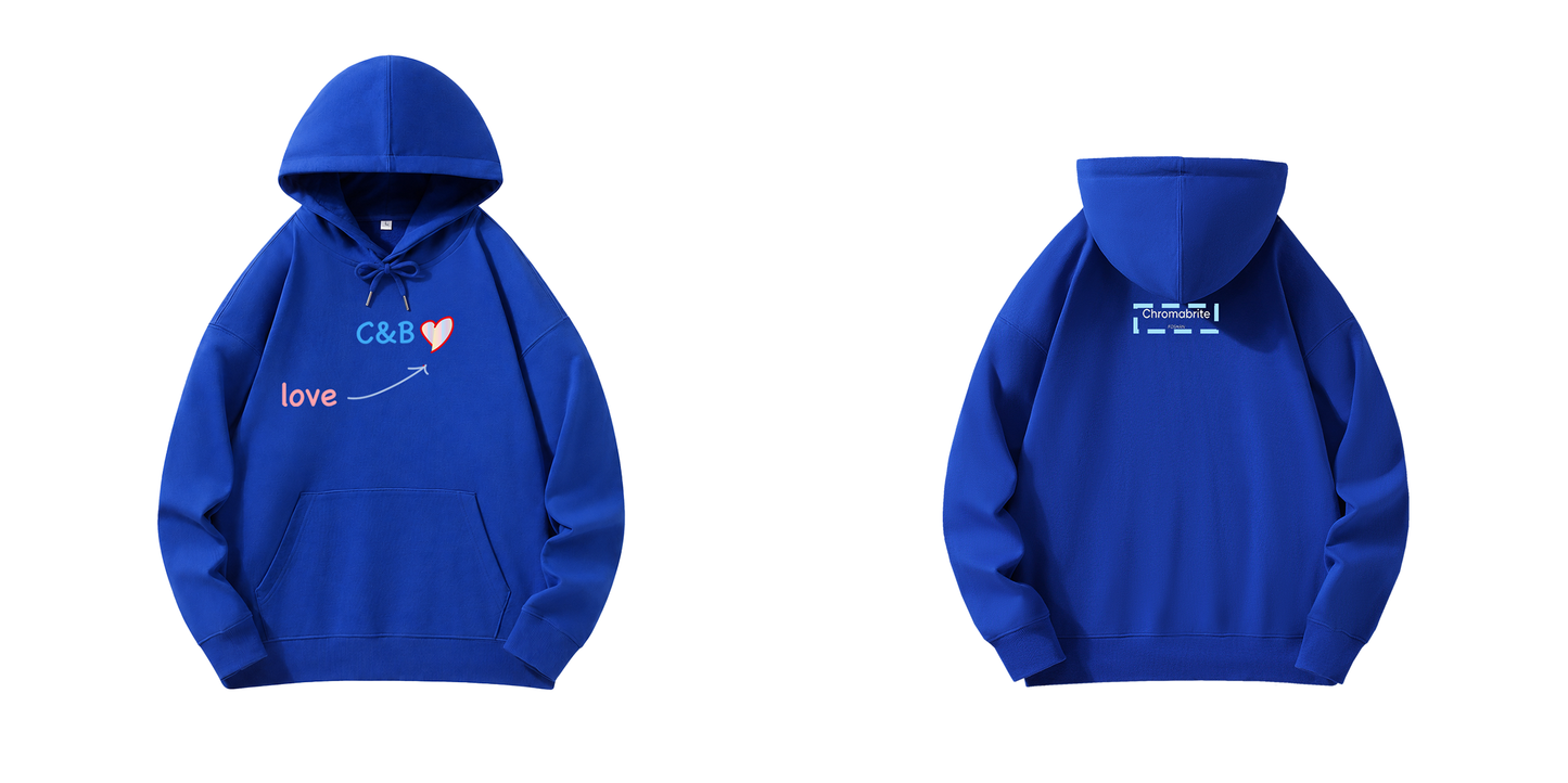 ChromaBrite Heavyweight Cotton Hoodie | Oversized Boxy Fit ChromaBrite Clothing