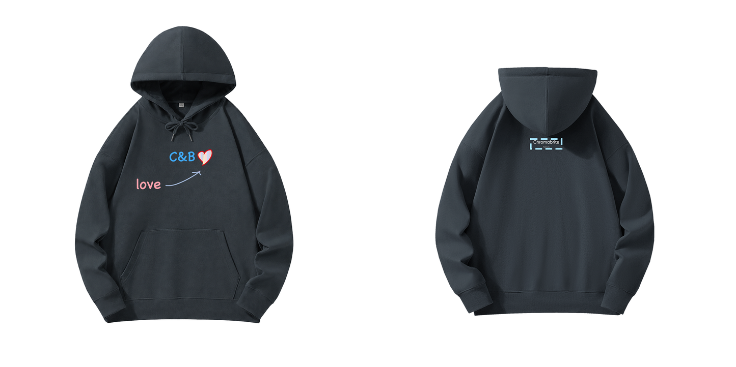 ChromaBrite Heavyweight Cotton Hoodie | Oversized Boxy Fit ChromaBrite Clothing