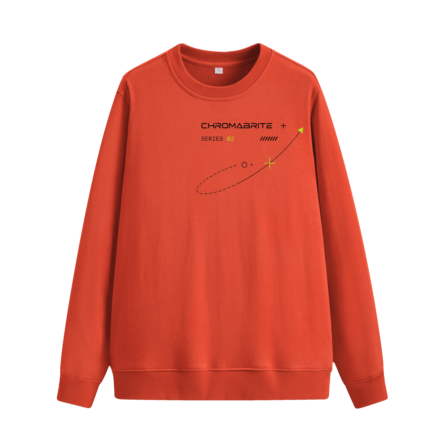 ChromaBrite Green Hoodie Alternative | Oversized Graphic Crewneck ChromaBrite Clothing