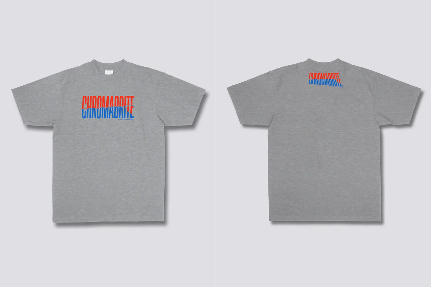 Signature Duo-Tone Logo Graphic Tee - Ins Style - ChromaBrite ChromaBrite Clothing