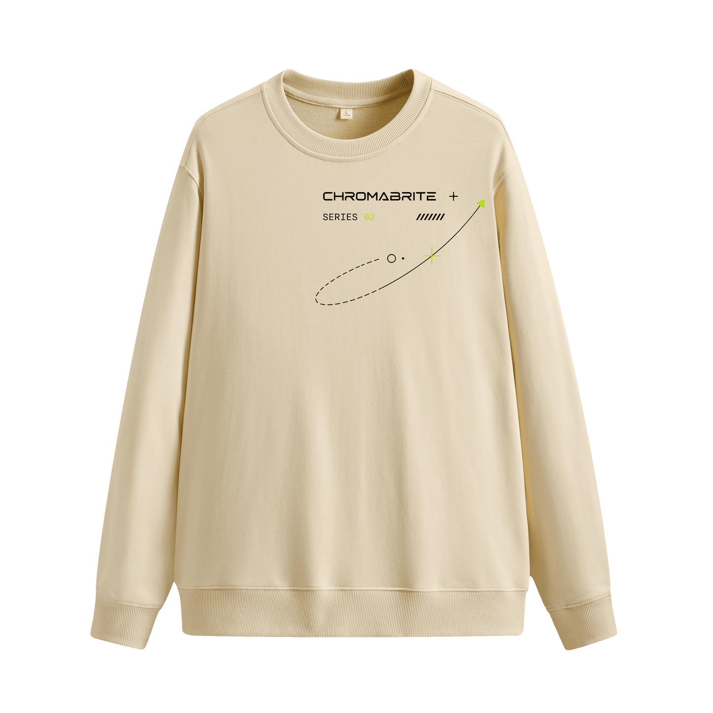 ChromaBrite Green Hoodie Alternative | Oversized Graphic Crewneck ChromaBrite Clothing