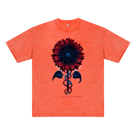 Black Swan Sunflower Vintage Tee