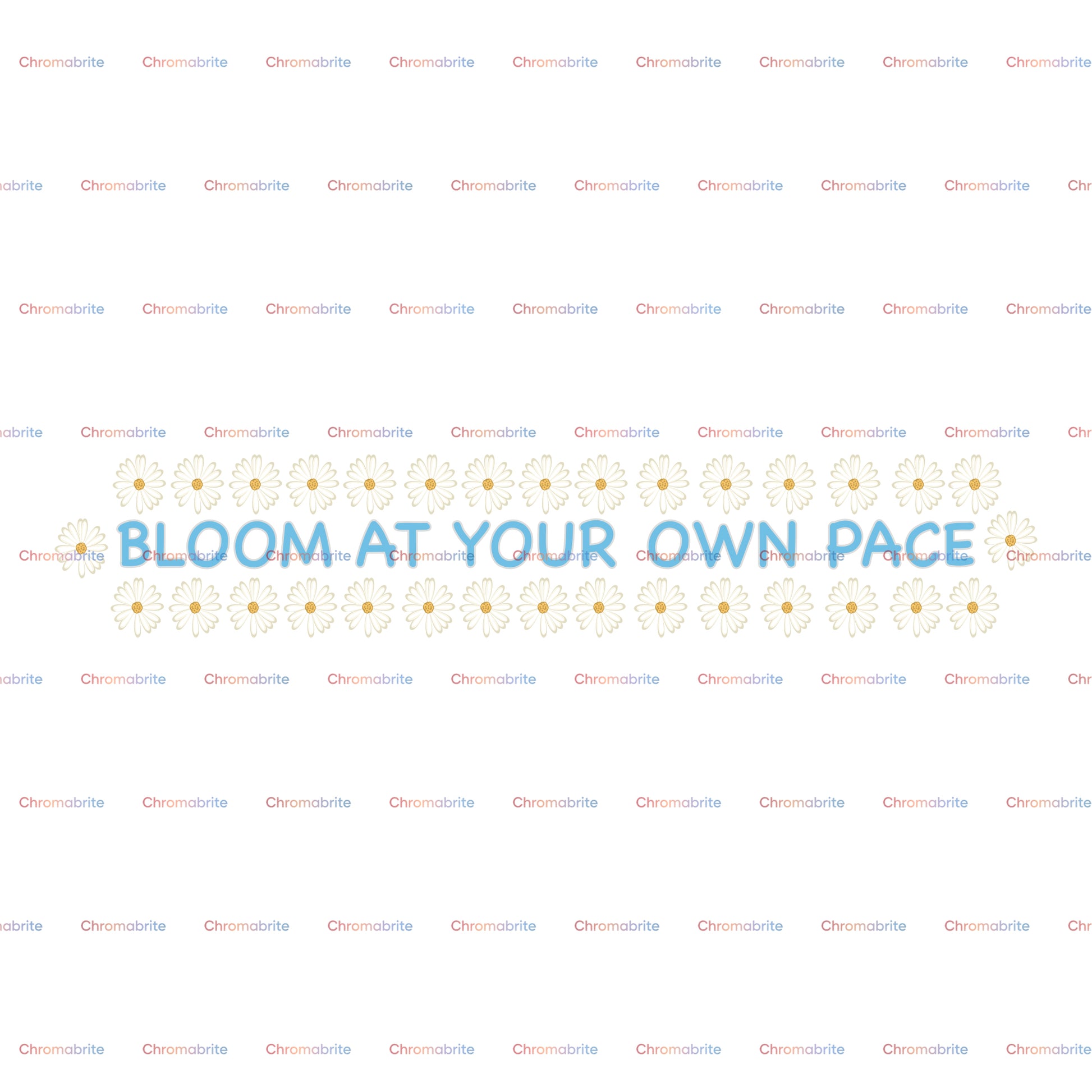 Front view of t恤 featuring BLOOM AT YOUR OWN PACE Vintage Tee