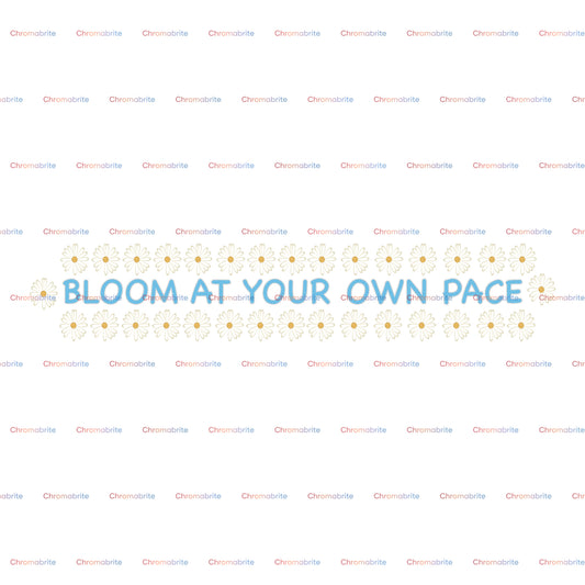 Front view of t恤 featuring BLOOM AT YOUR OWN PACE Vintage Tee