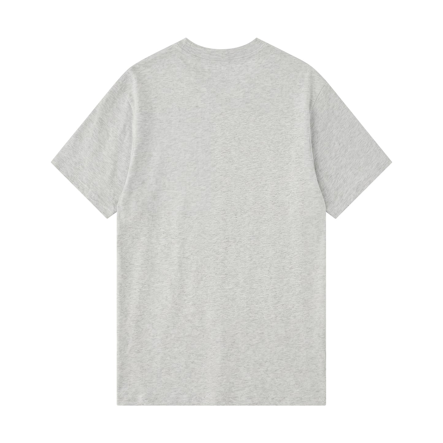Back view of blue t恤 featuring Blue Whisper Rose  Staple Tee - 展示5
