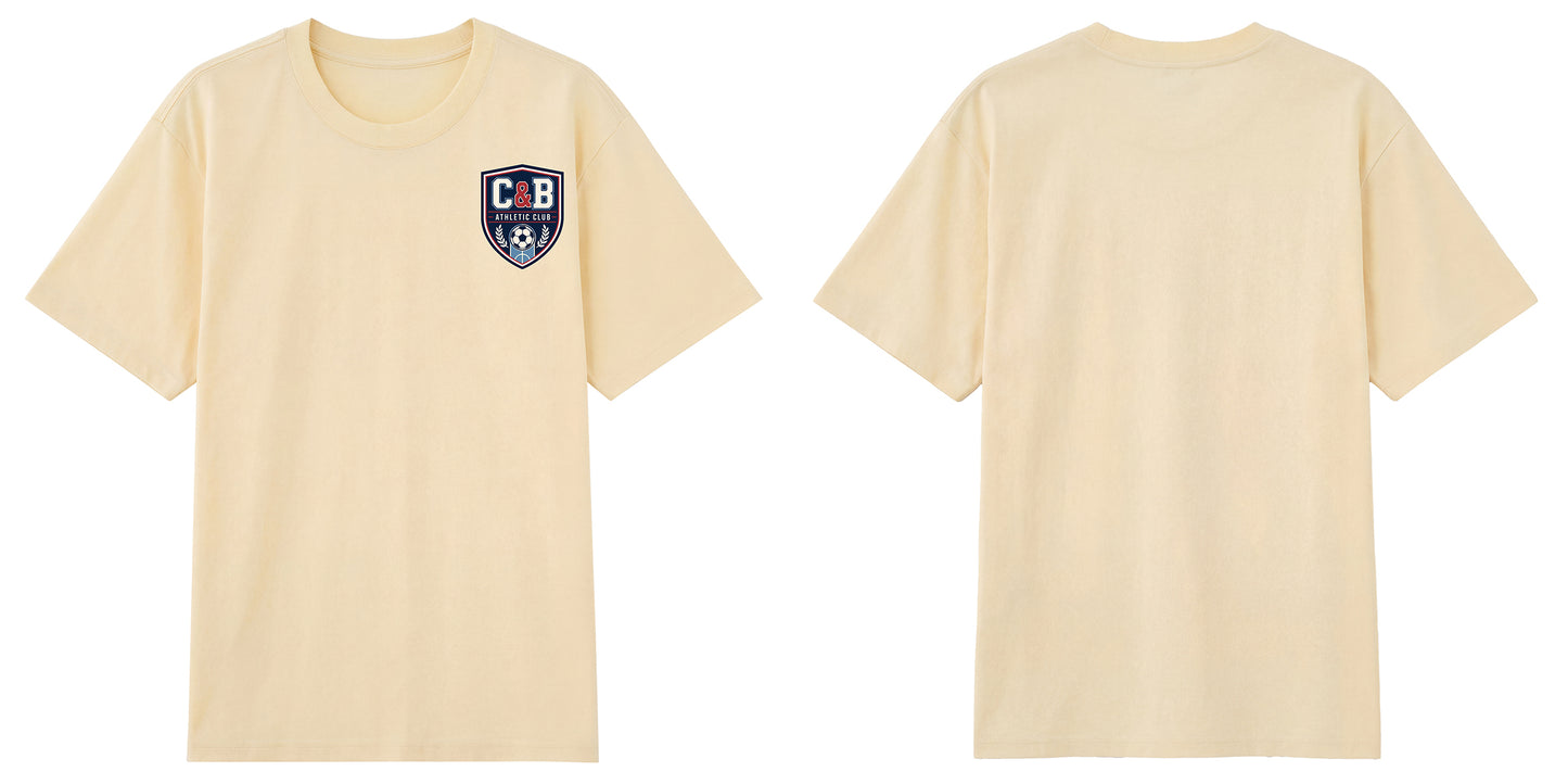 Detail view of t恤 featuring C&B ATHLETIC CLUB Staple Tee