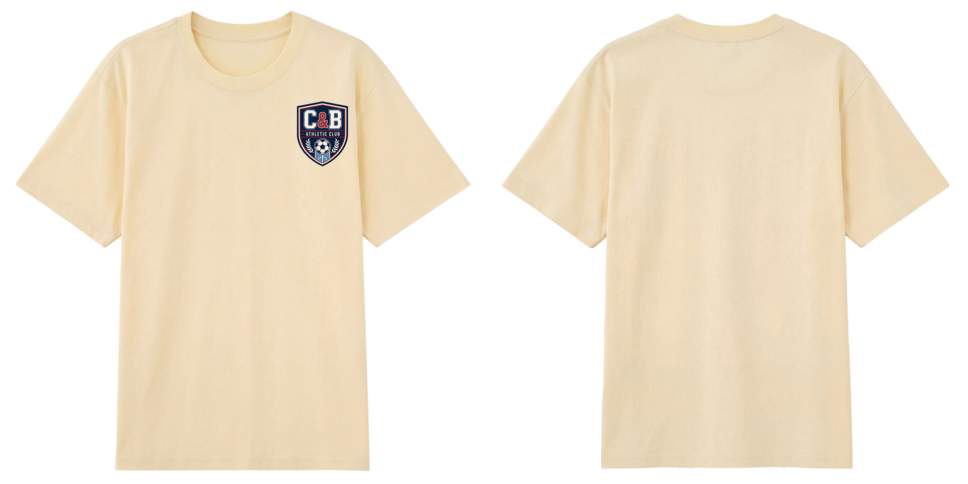 Detail view of t恤 featuring C&B ATHLETIC CLUB Staple Tee