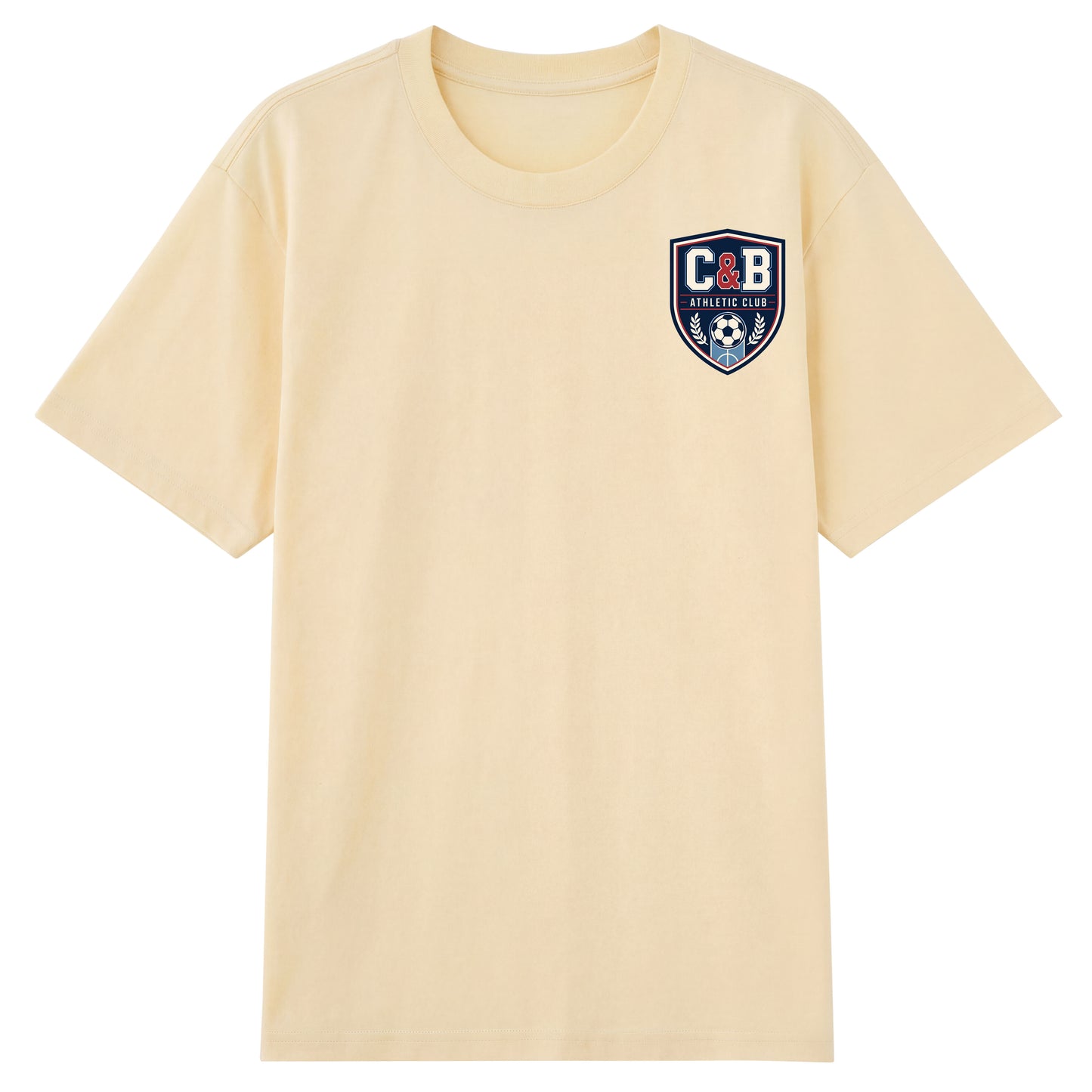 Detail view of t恤 featuring C&B ATHLETIC CLUB Staple Tee