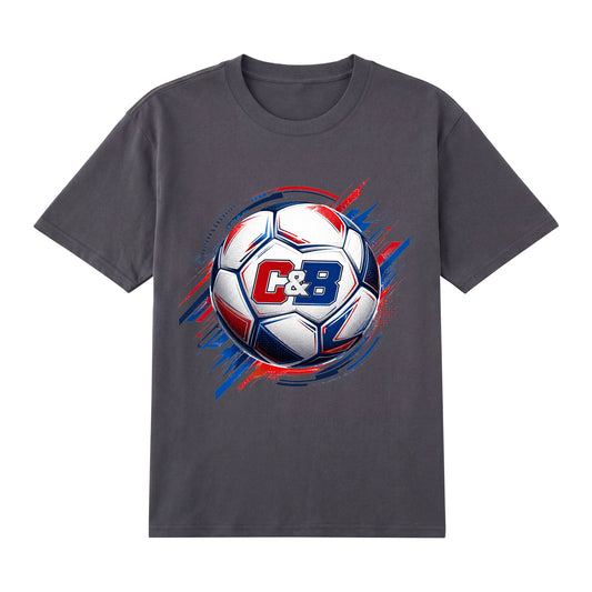 C&B Football — World Cup Soccer Ball Graphic T-Shirt | Premium 200gsm Cotton | 6 Colors