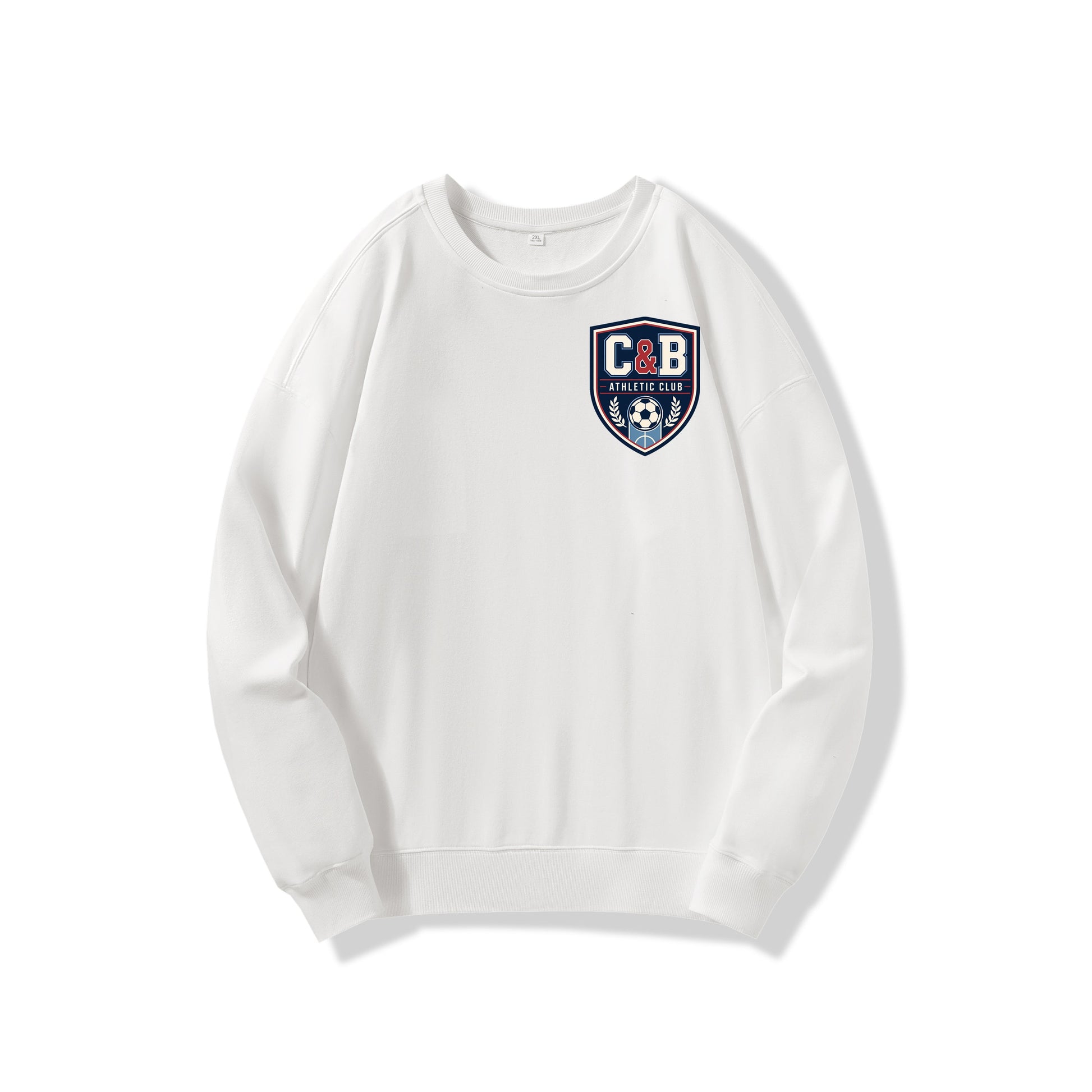 C&B Athletic Club Crewneck — Football Cup 2026 Heavyweight Sweatshirt ChromaBrite Clothing