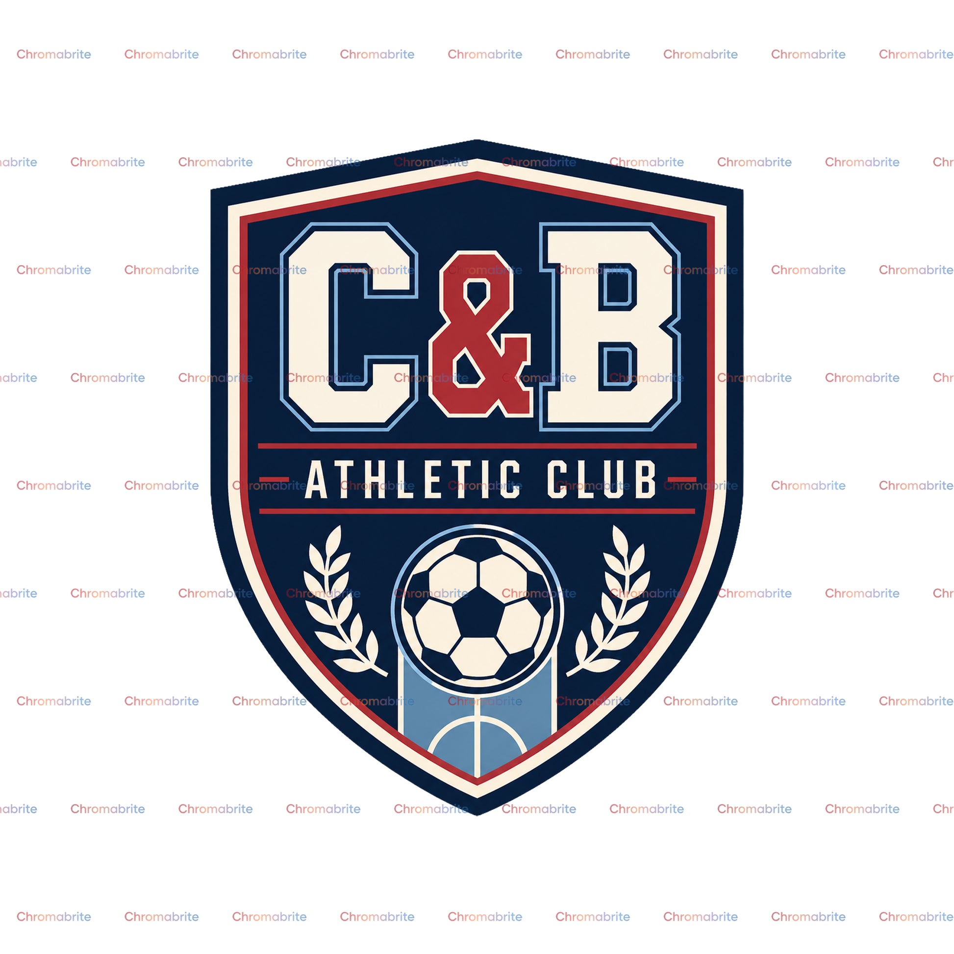 Front view of t恤 featuring C&B ATHLETIC CLUB Vintage Tee