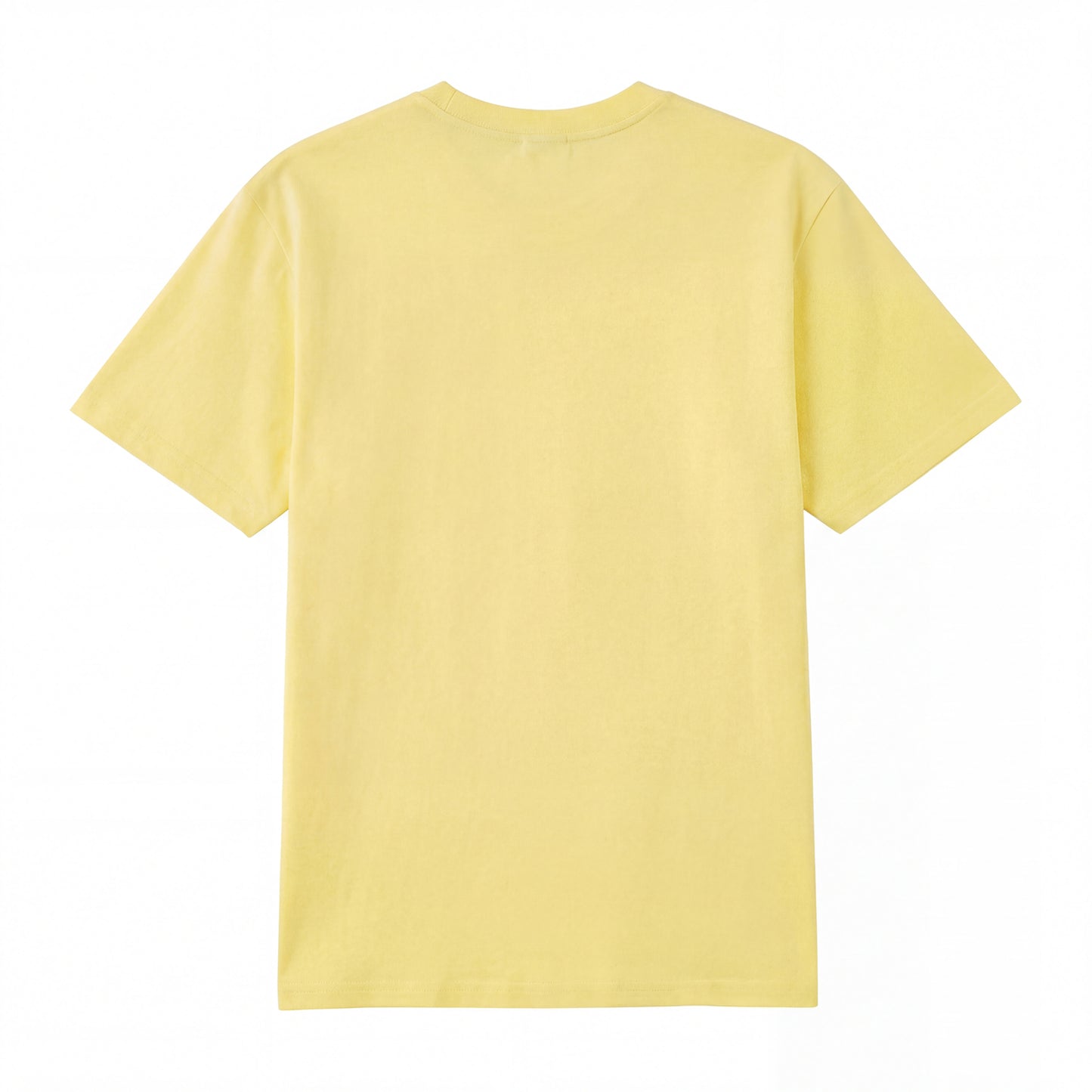 Back view of yellow t恤 featuring Candy Spectrum Bloom Staple Tee
