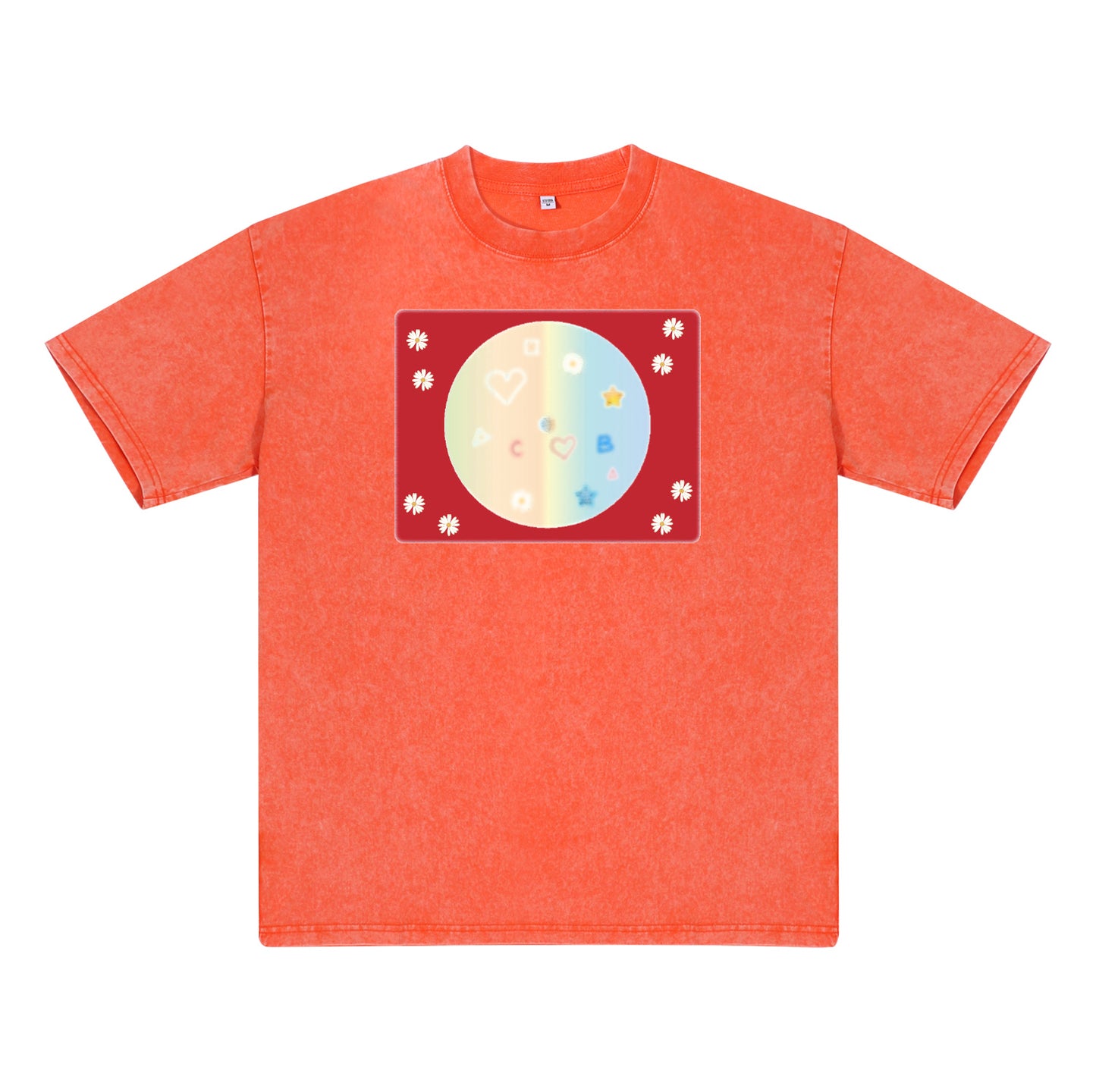 Alternate angle of t恤 featuring Candy Spectrum Bloom Vintage Tee