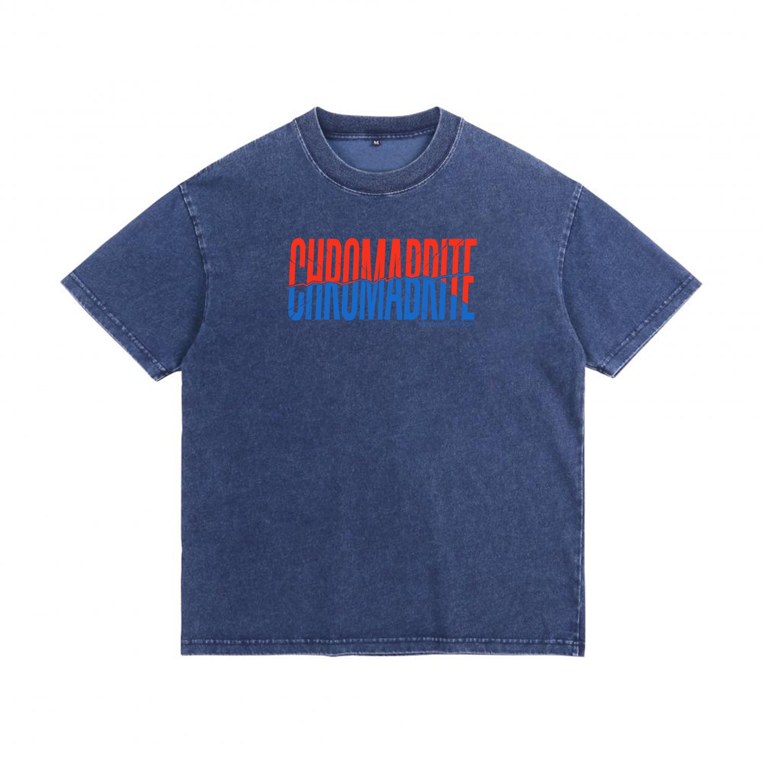 CHROMA RECLAIM 240GSM Denim Washed Tee ChromaBrite Clothing - 展示2