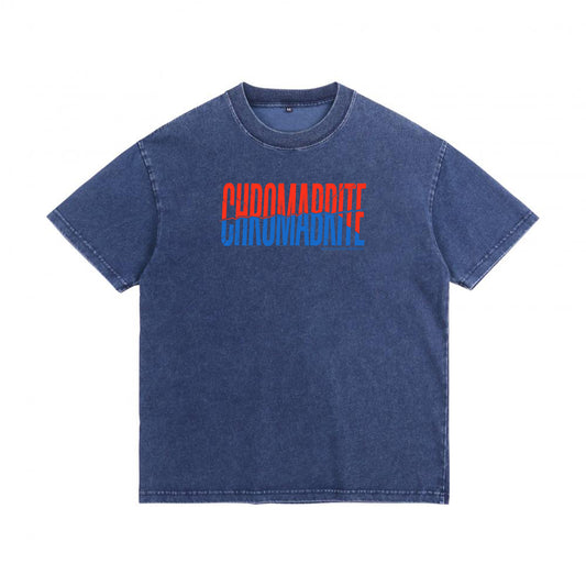 CHROMA RECLAIM 240GSM Denim Washed Tee ChromaBrite Clothing - 展示2