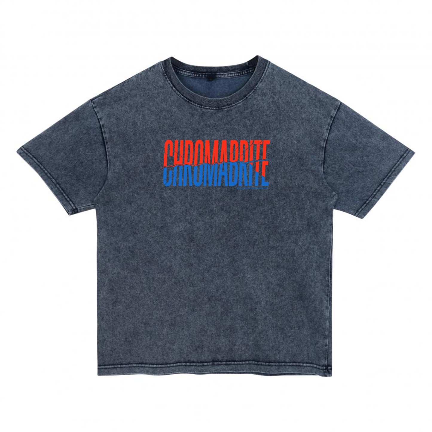 CHROMA RECLAIM 240GSM Denim Washed Tee ChromaBrite Clothing - 展示4