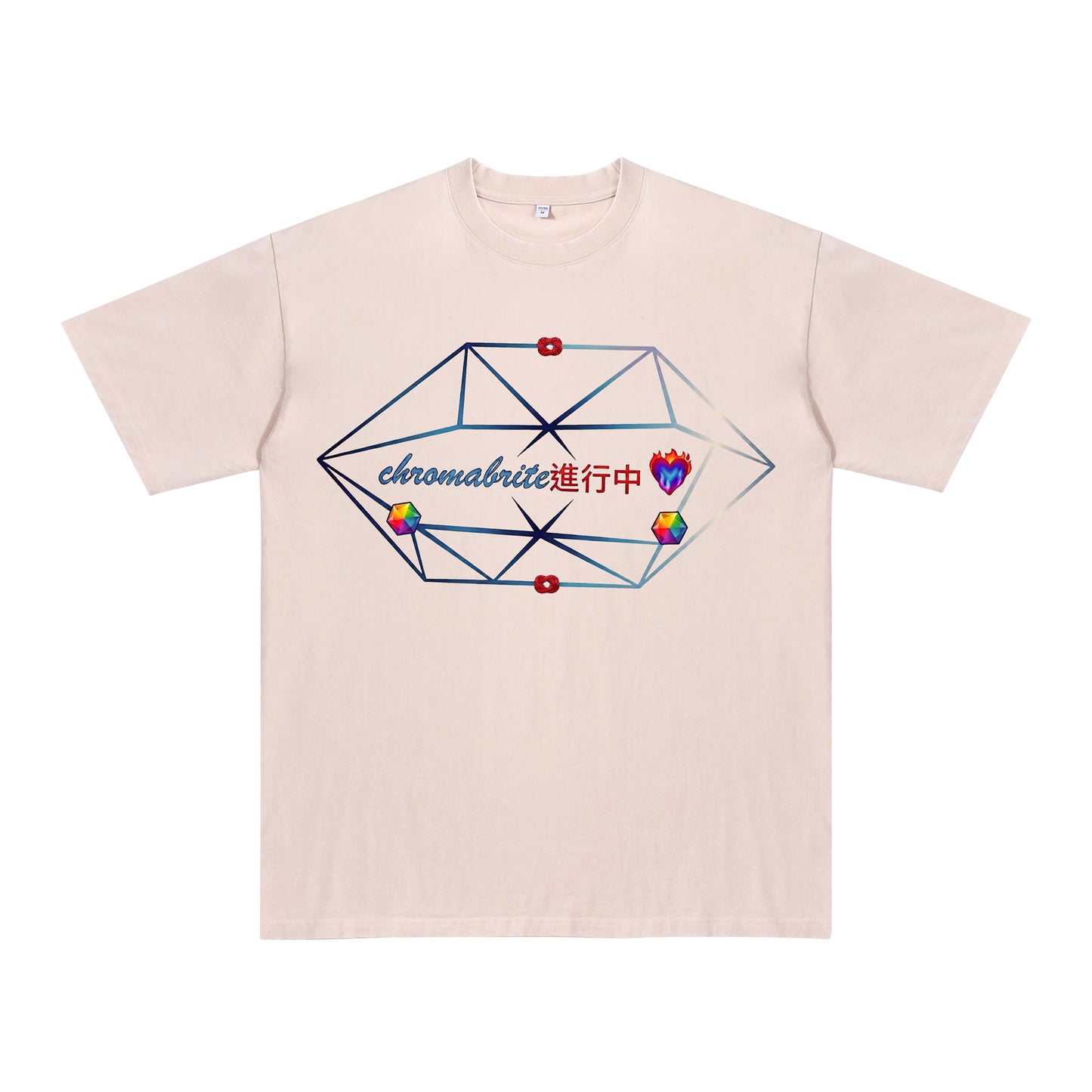Detail view of t恤 featuring Chromabrite Breath Vintage Tee