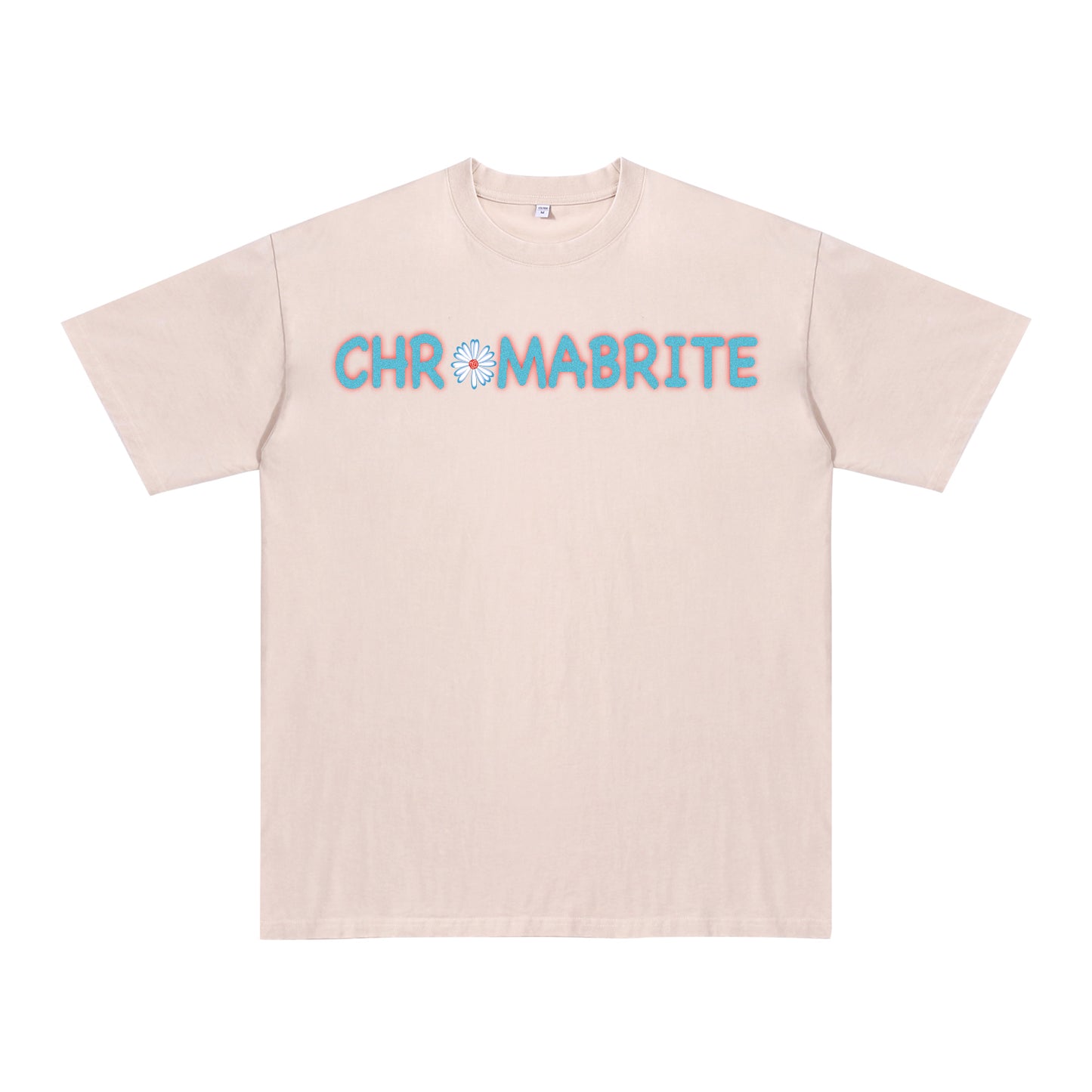 Detail view of t恤 featuring Daisy Interlock Wordmark Vintage Tee