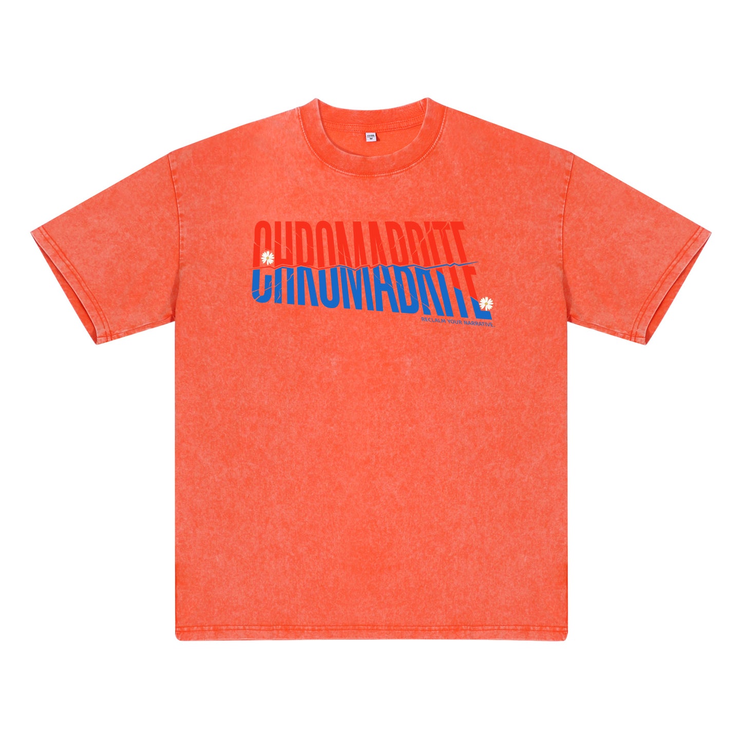 Detail view of t恤 featuring Diagonal Narrative Wordmark Vintage Tee - 展示2