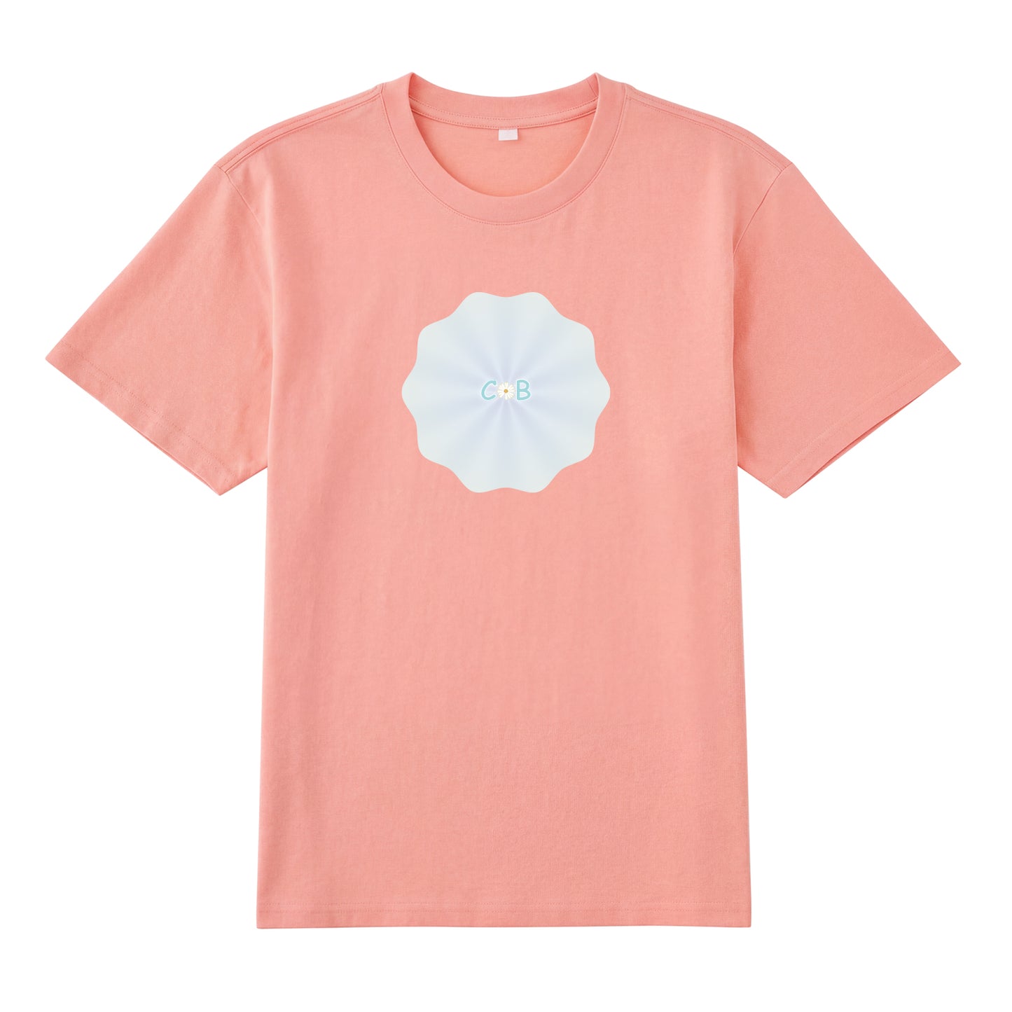 Detail view of t恤 featuring PEARL SHELL BLOOM Staple Tee