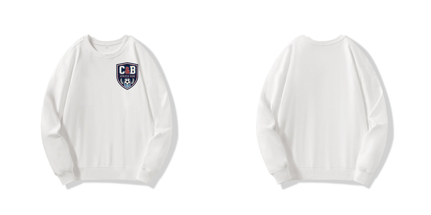 C&B Athletic Club Crewneck — Football Cup 2026 Heavyweight Sweatshirt ChromaBrite Clothing