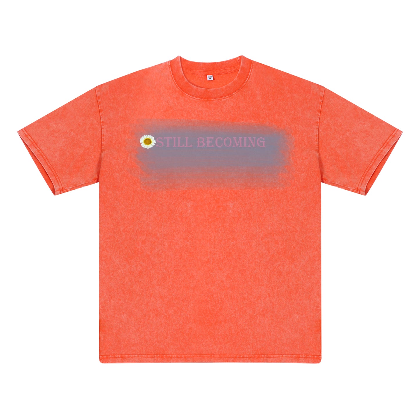 Acid Wash Oversized "STILL BECOMING" Graphic Vintage Tee ChromaBrite Clothing - 展示12