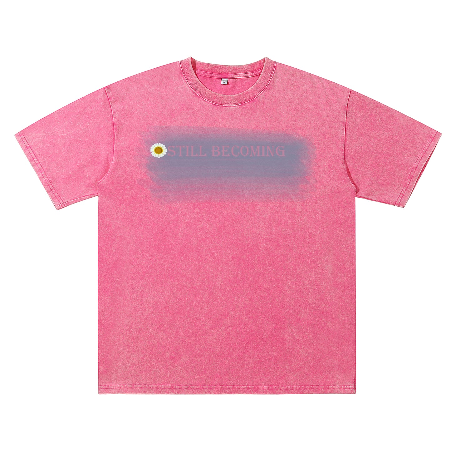 Acid Wash Oversized "STILL BECOMING" Graphic Vintage Tee ChromaBrite Clothing - 展示16
