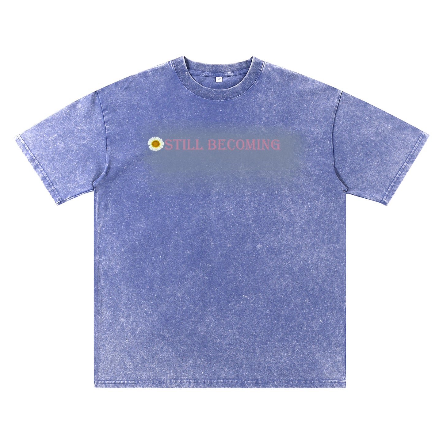 Acid Wash Oversized "STILL BECOMING" Graphic Vintage Tee ChromaBrite Clothing - 展示18