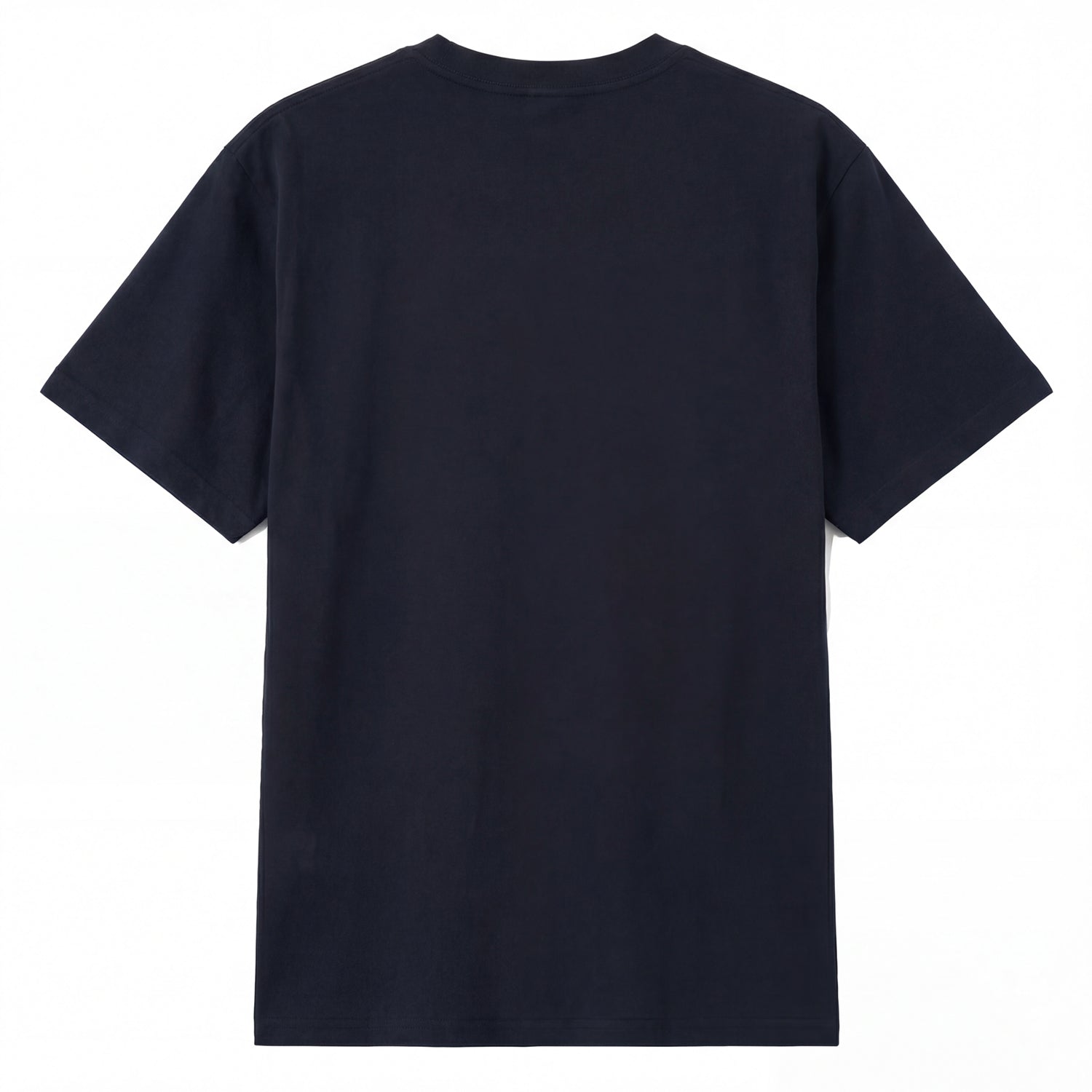 Back view of black t恤 featuring Sunlit Vanilla Rose Staple Tee