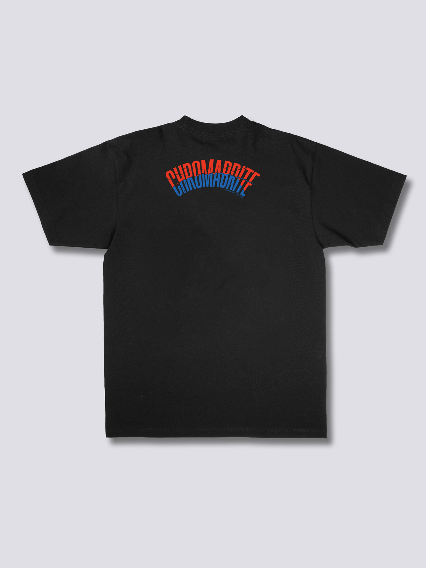 Minimalist Abstract Indigo Circle Tee - Oversized THE BLUE SUN ChromaBrite Clothing