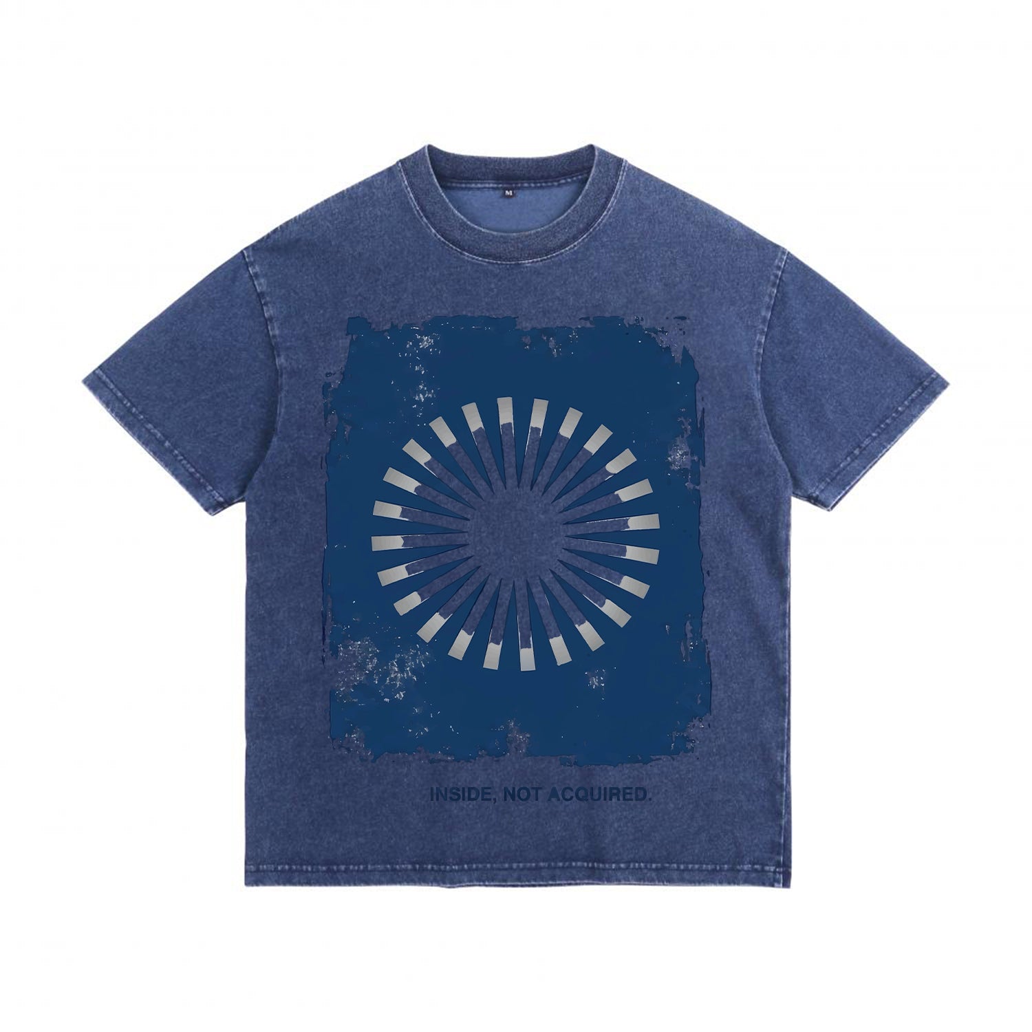 THE BLUE SUN 240GSM Denim Washed Tee ChromaBrite Clothing - 展示2