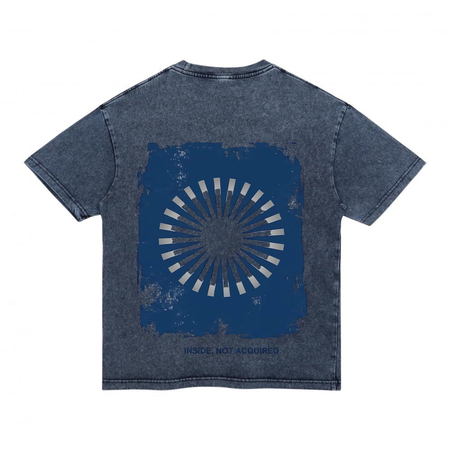THE BLUE SUN 240GSM Denim Washed Tee ChromaBrite Clothing - 展示3